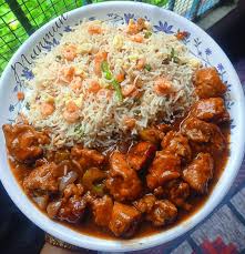 Veg Fried Rice + Chilli Chicken [ Combo]
